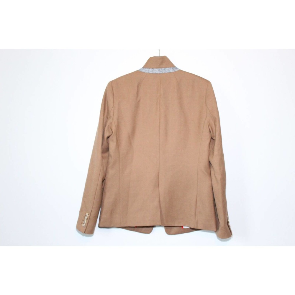 J. Crew Wool Blend Regent Blazer Suit Jacket Camel Brown Size 6 B0323 H13907 - Picture 9 of 12